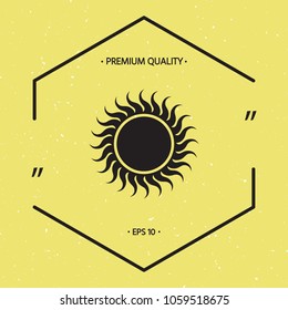 Sun icon symbol