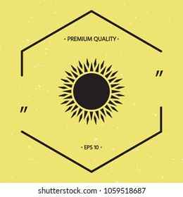 Sun icon symbol