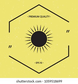 Sun icon symbol