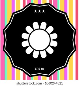 Sun icon symbol