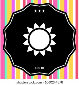 Sun icon symbol