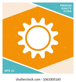 Sun icon symbol