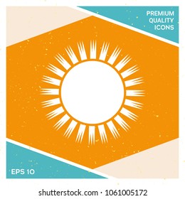 Sun icon symbol