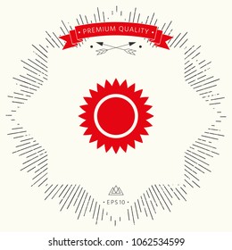 Sun icon symbol