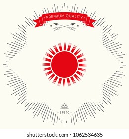 Sun icon symbol