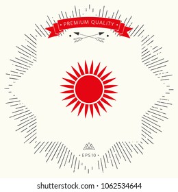 Sun icon symbol