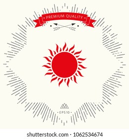Sun icon symbol