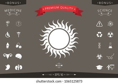 Sun icon symbol