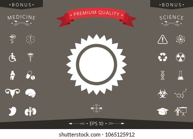 Sun icon symbol