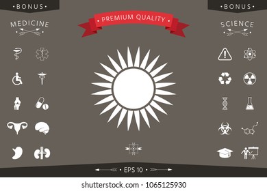 Sun icon symbol