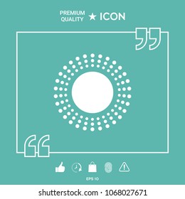 Sun icon symbol