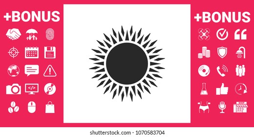 Sun icon symbol