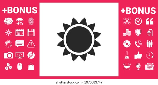 Sun icon symbol