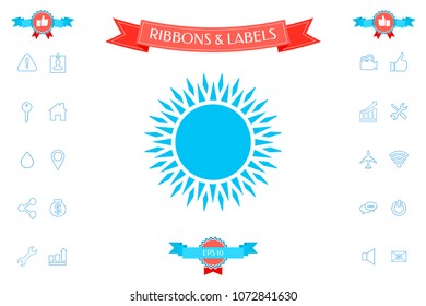 Sun icon symbol