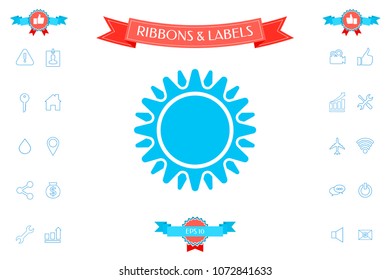 Sun icon symbol