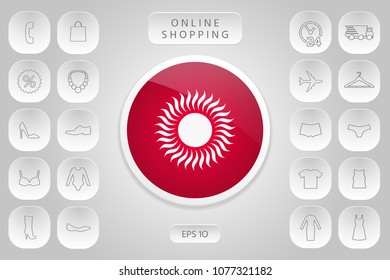Sun icon symbol