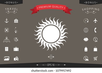 Sun icon symbol