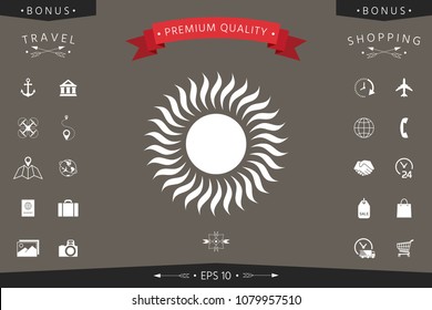 Sun icon symbol