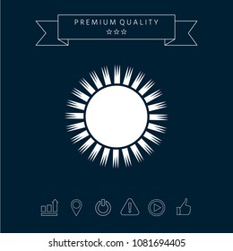 Sun icon symbol