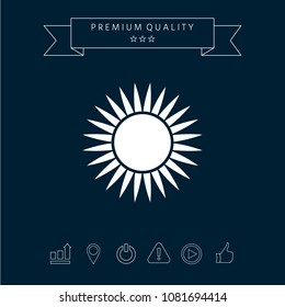 Sun icon symbol