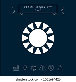 Sun icon symbol
