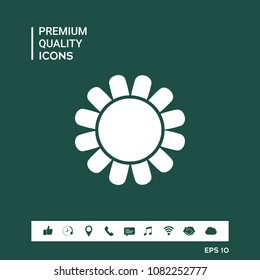 Sun icon symbol