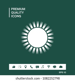 Sun icon symbol