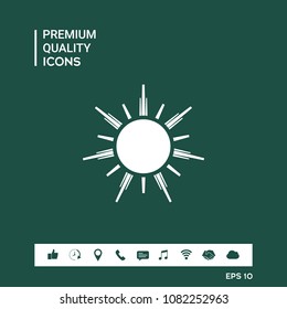 Sun icon symbol