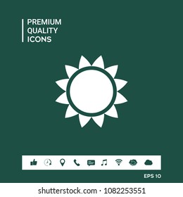 Sun icon symbol