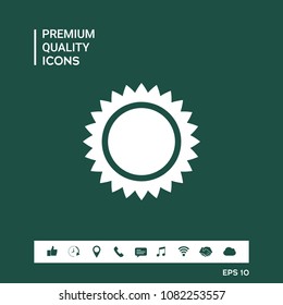 Sun icon symbol