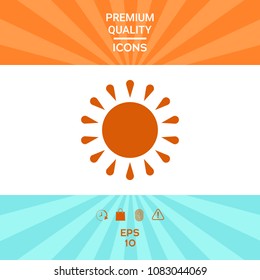 Sun icon symbol