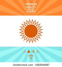Sun icon symbol