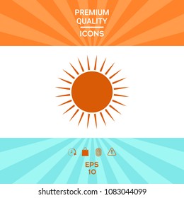 Sun icon symbol