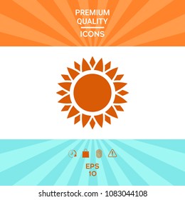 Sun icon symbol