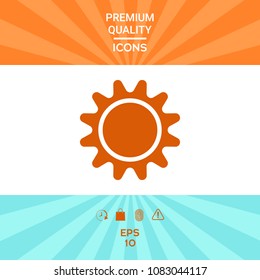 Sun icon symbol