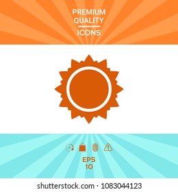 Sun icon symbol