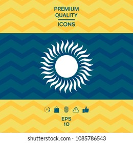 Sun icon symbol