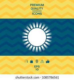 Sun icon symbol