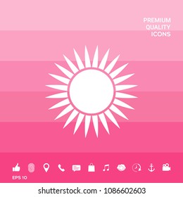 Sun icon symbol