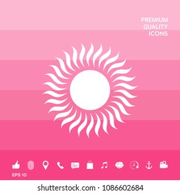Sun icon symbol