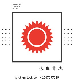 Sun icon symbol