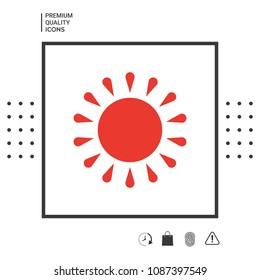 Sun icon symbol