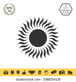 Sun icon symbol