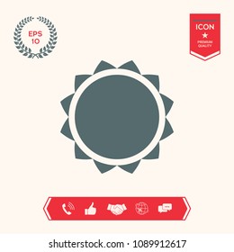 Sun icon symbol