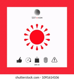 Sun icon symbol