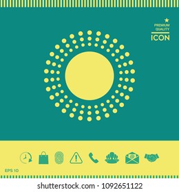 Sun icon symbol