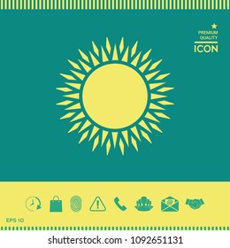 Sun icon symbol