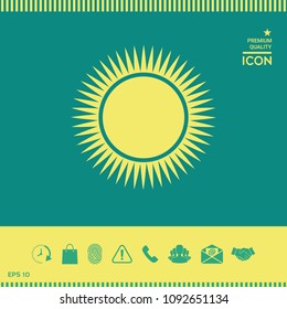 Sun icon symbol