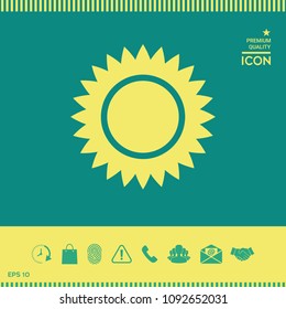 Sun icon symbol