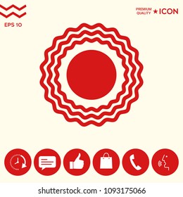 Sun icon symbol